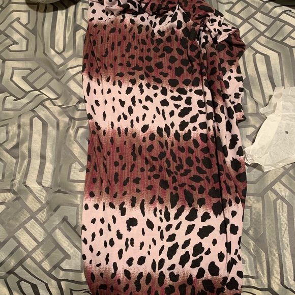 🍁🐾Maroon Animal Print Long Cardigan 🐾🍁 - Picture 7 of 7